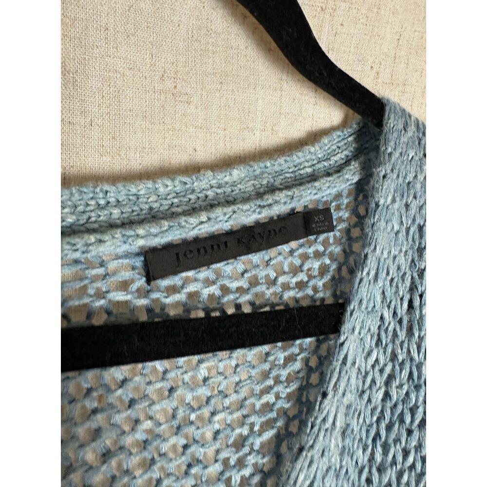 Jenni Kayne Silk Linen Blend Cabin Sweater in Faded Blue Sz. XS - Picture 6 of 10